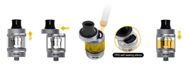 Aspire Tigon - Remplissage
