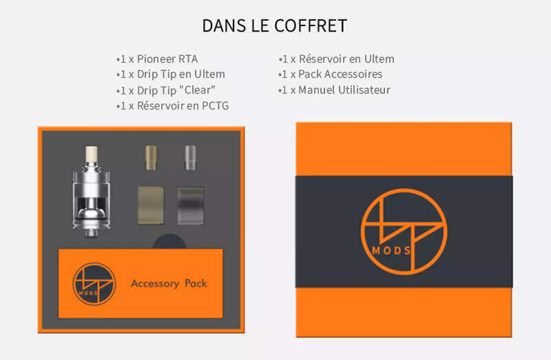 BP Mods Pioneer RTA - Coffret