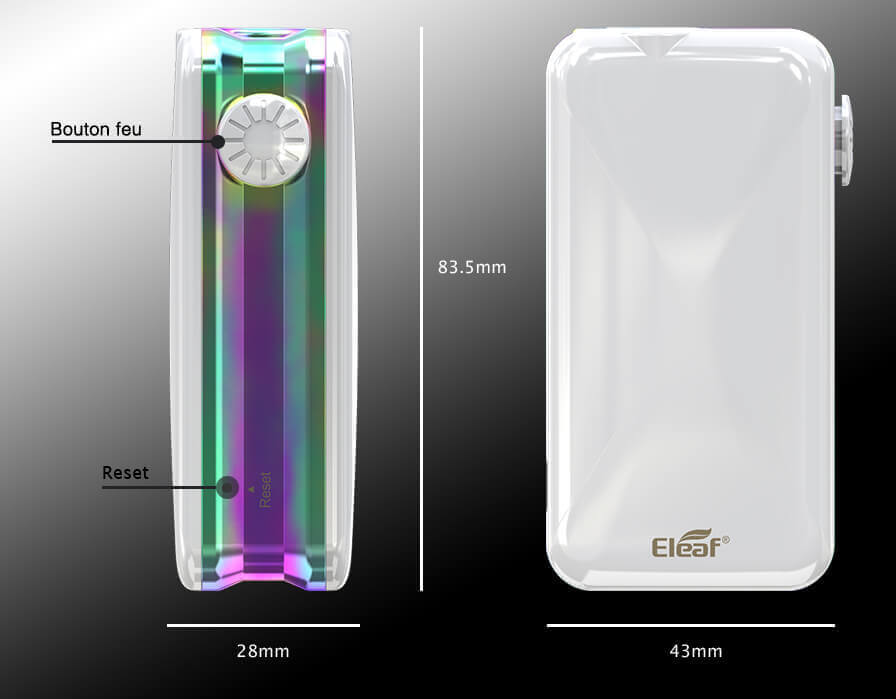 iStick Nowos - Dimensions