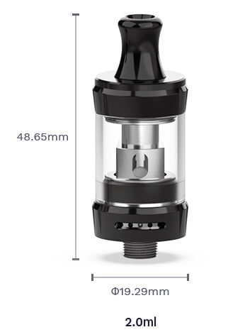 Clearomiseur GTX 18 - Dimensions 2ml