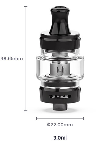 Clearomiseur GTX 18 - Dimensions 3ml